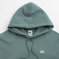 Nike SB Essential Logo Hoodie in Mineral Slate and White thumbnail