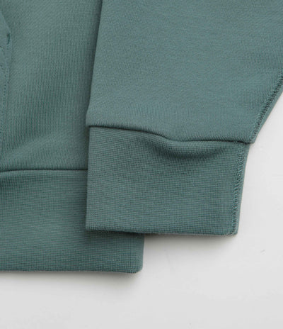 Nike SB Essential Logo Hoodie in Mineral Slate and White