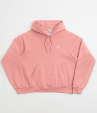 Nike SB Essential Logo Hoodie in Red Stardust and White