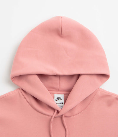 Nike SB Essential Logo Hoodie in Red Stardust and White