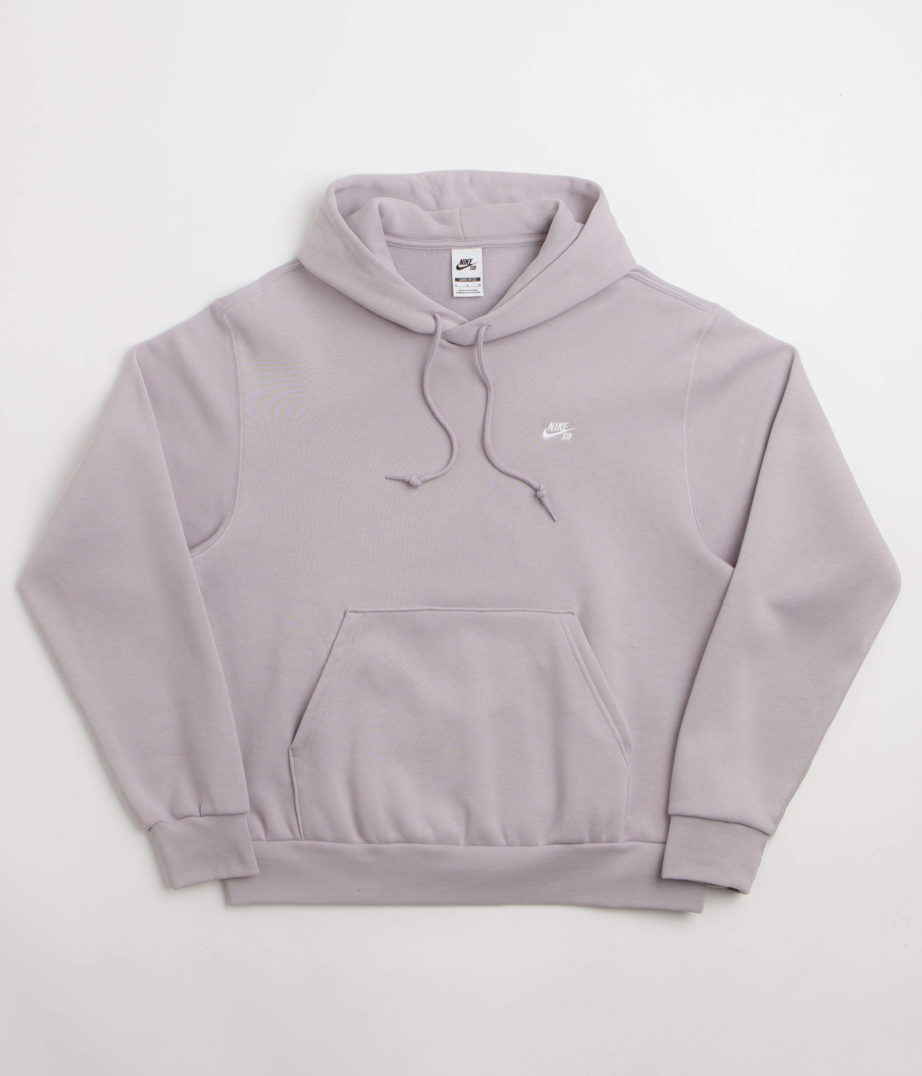 Nike SB Essential Logo Hoodie - Silver Lilac / White