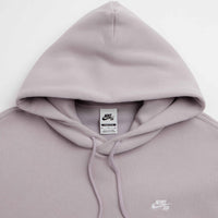 Nike SB Essential Logo Hoodie - Silver Lilac / White thumbnail
