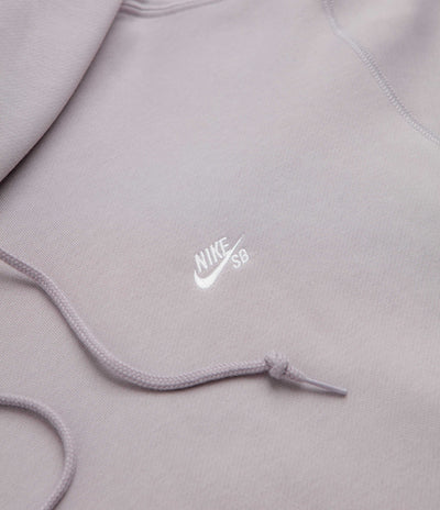 Nike SB Essential Logo Hoodie - Silver Lilac / White