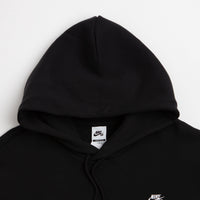 Nike SB Essential Small Logo Hoodie - Black / White thumbnail