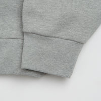 Nike SB Essential Small Logo Hoodie - Dark Grey Heather / White thumbnail