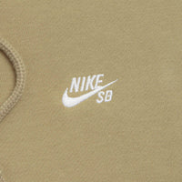 Nike SB Essential Small Logo Hoodie in Parachute Beige and White thumbnail