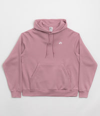 Nike SB Essential Small Logo Hoodie in Plum Dust and White