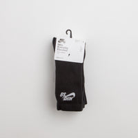 Nike SB Everyday Elevated Socks (3 Pack) - Black / White thumbnail