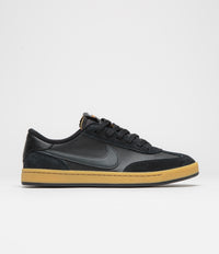 Nike SB FC Classic Shoes in Black and Anthracite and Black - Vivid Orange