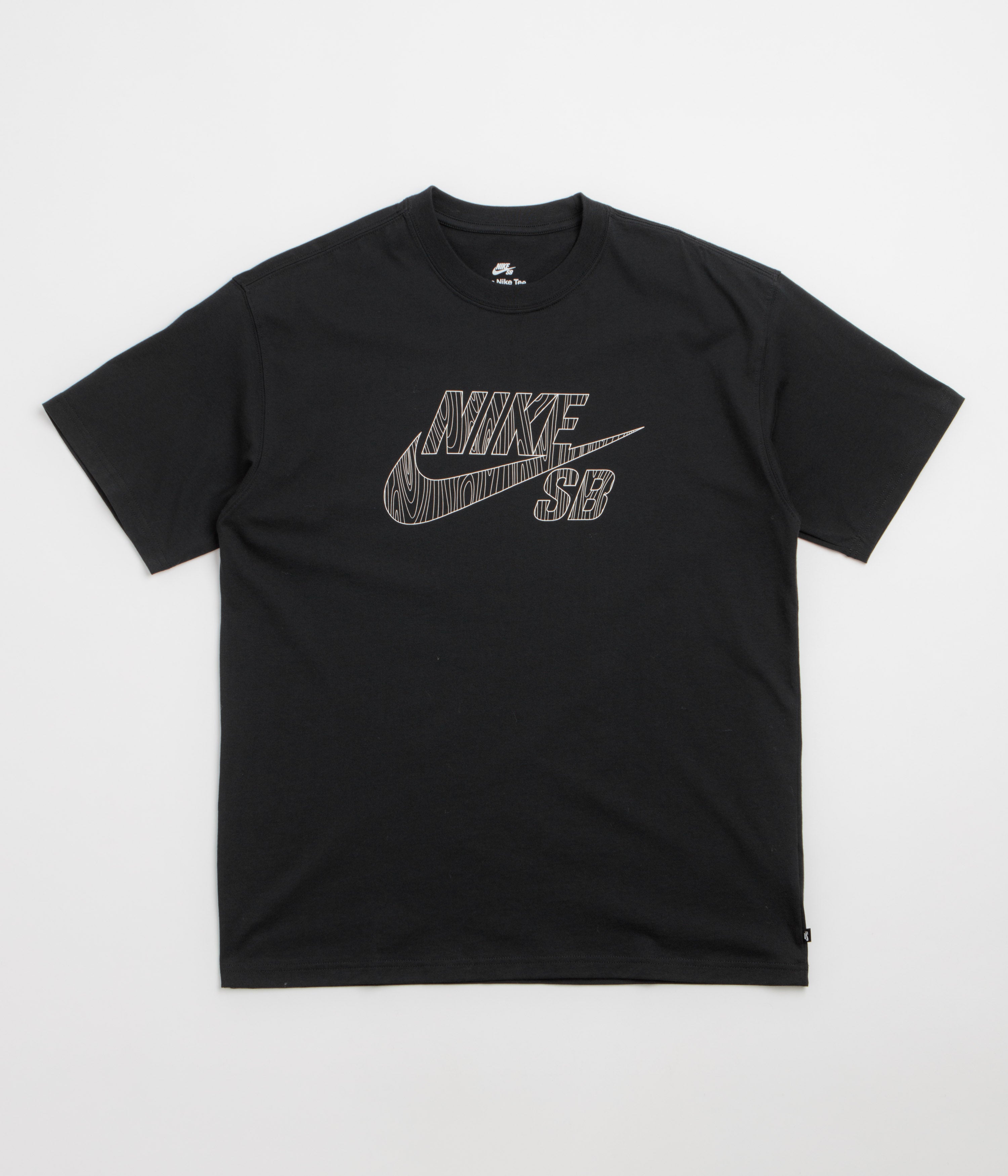 Nike SB Fill Logo T-Shirt - Black / White