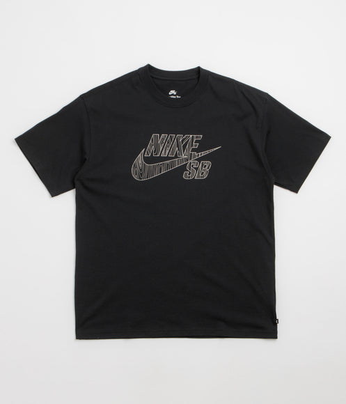 Nike SB Fill Logo T-Shirt - Black / White