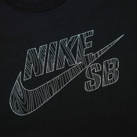 Nike SB Fill Logo T-Shirt - Black / White thumbnail