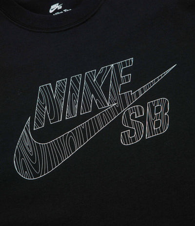 Nike SB Fill Logo T-Shirt - Black / White