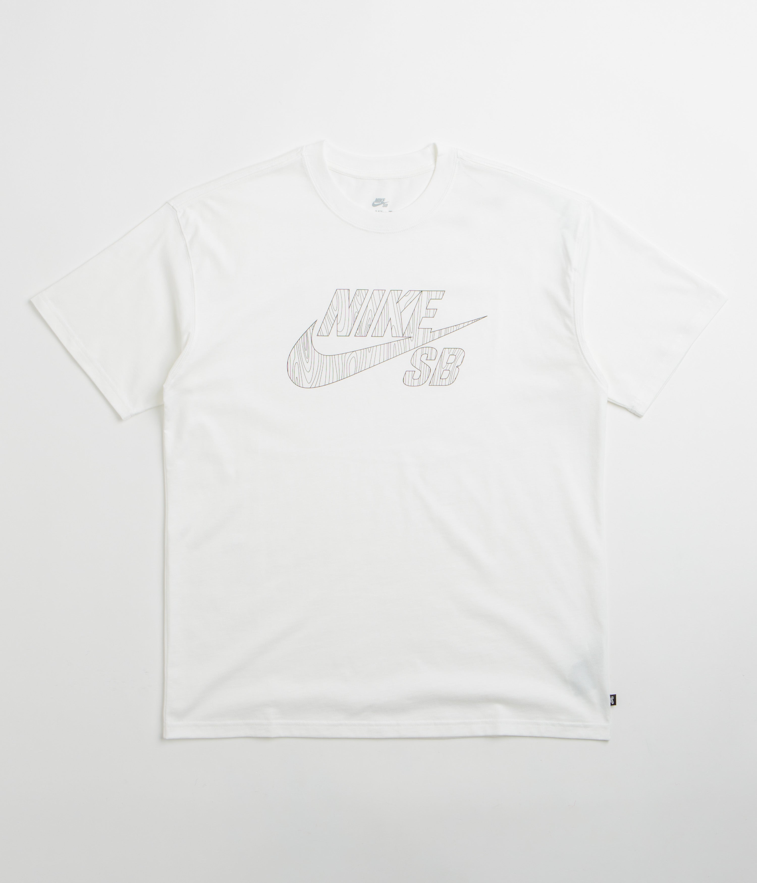 Nike SB Fill Logo T-Shirt - White / Black