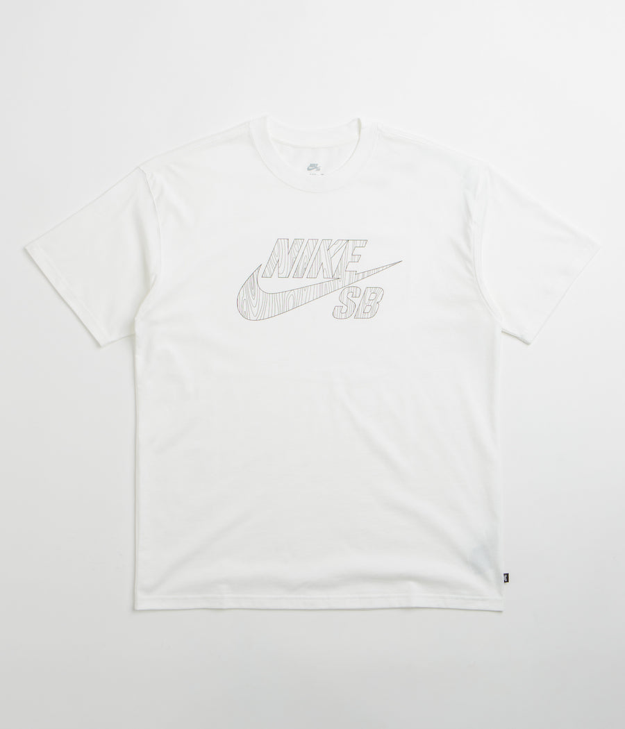 Nike SB Fill Logo T-Shirt - White / Black