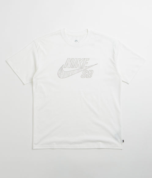 Nike SB Fill Logo T-Shirt - White / Black