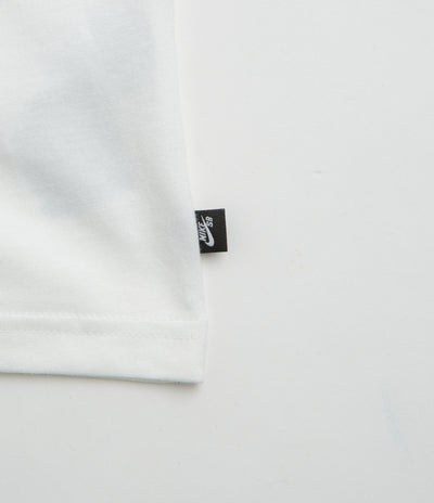 Nike SB Fill Logo T-Shirt in White and Black