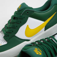 Nike SB Force 58 Premium Shoes - Gorge Green / Tour Yellow - White thumbnail