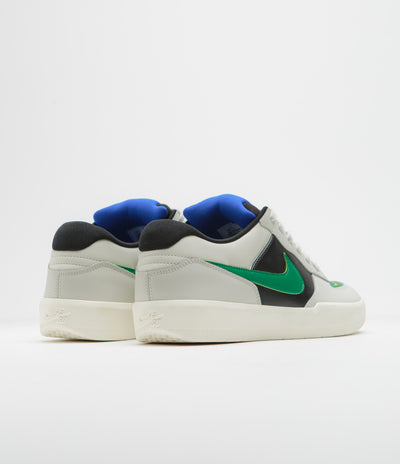 Nike SB Force 58 Premium Shoes - Light Bone / Malachite - Black - Sail