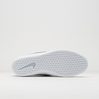 Nike SB Force 58 Premium Shoes in White and Thunder Blue and White - Ashen Slate thumbnail
