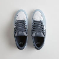 Nike SB Force 58 Premium Shoes in White and Thunder Blue and White - Ashen Slate thumbnail