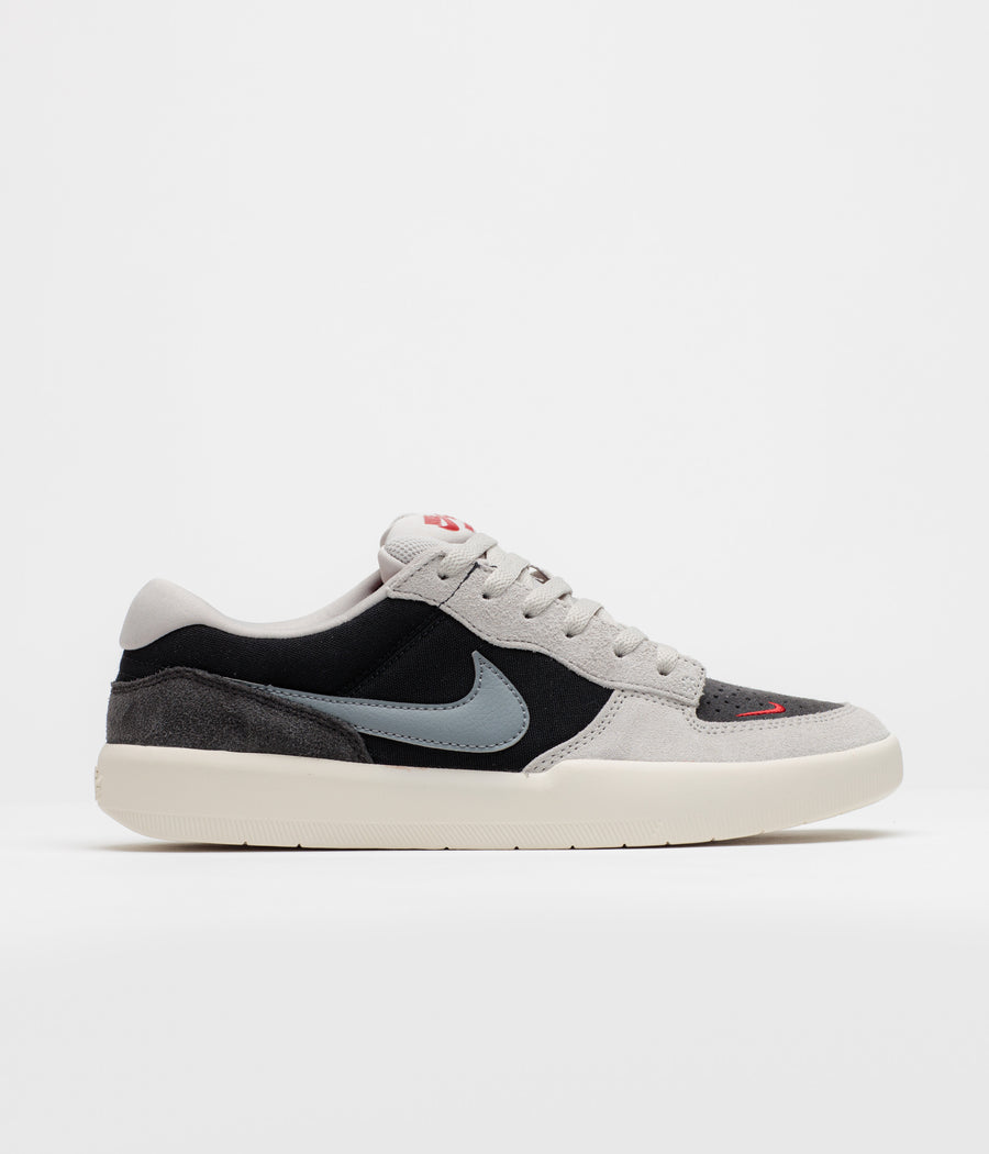 Nike SB Force 58 Shoes - Black / Smoke Grey - Light Iron Ore - Anthracite