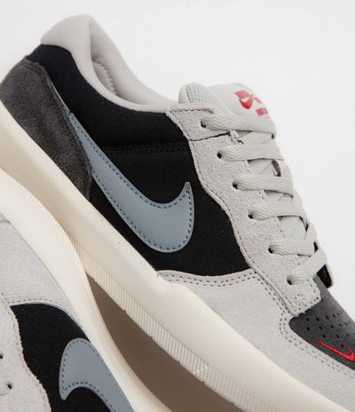 Nike SB Force 58 Shoes - Black / Smoke Grey - Light Iron Ore - Anthracite