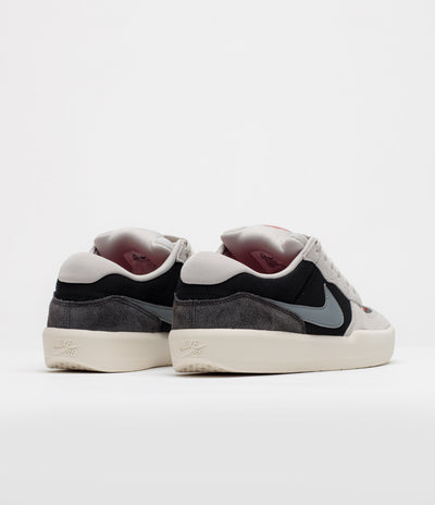 Nike SB Force 58 Shoes - Black / Smoke Grey - Light Iron Ore - Anthracite