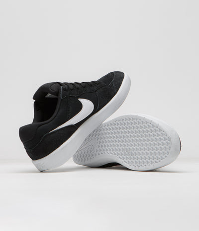 Nike SB Force 58 Shoes - Black / White - Black