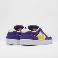 Nike SB Force 58 Shoes - Court Purple / Amarillo - White - White thumbnail