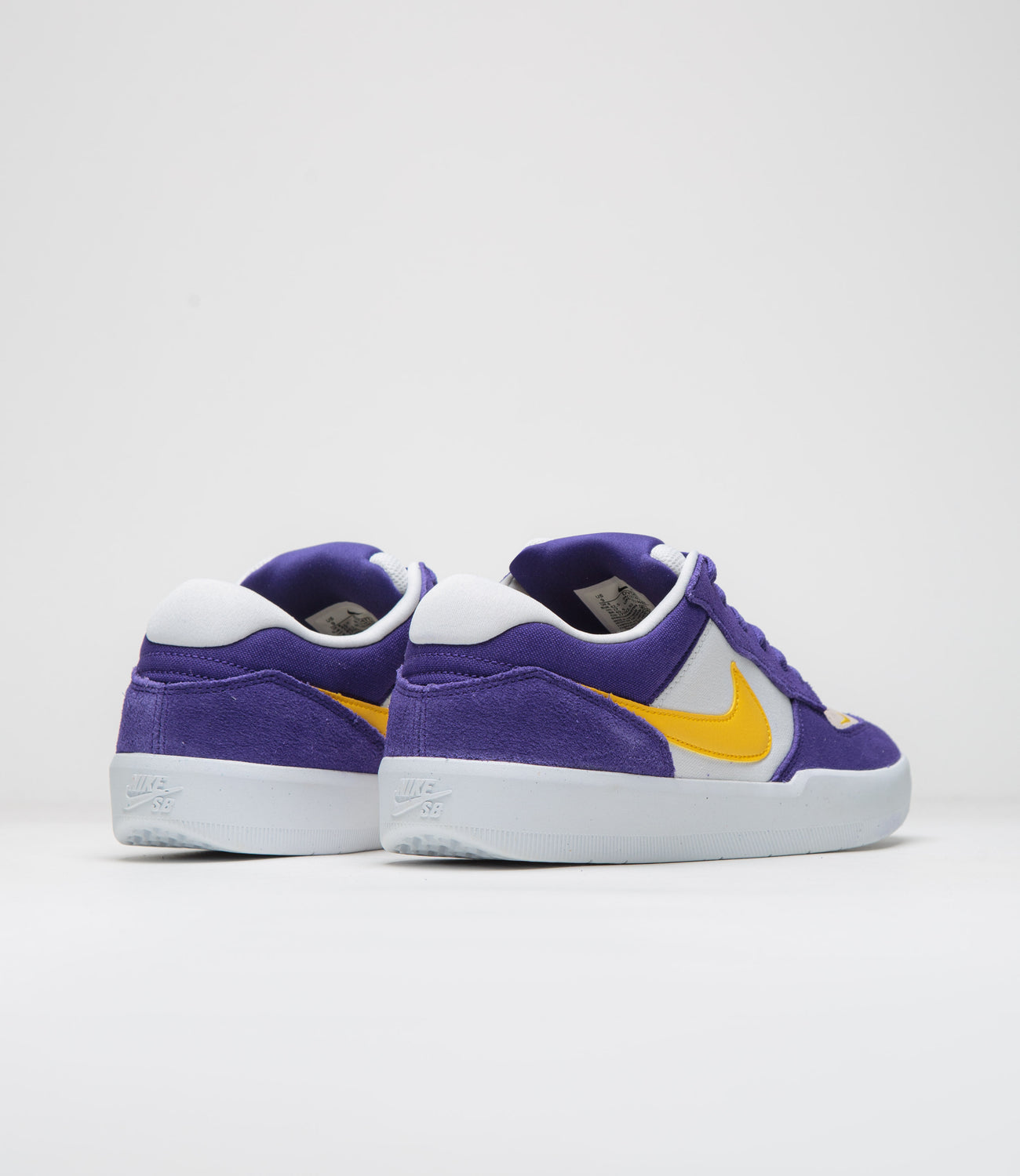 Nike SB Force 58 Shoes - Court Purple / Amarillo - White