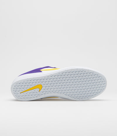 Nike SB Force 58 Shoes - Court Purple / Amarillo - White - White