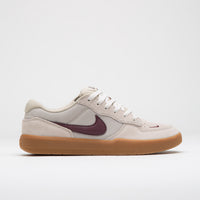 Nike SB Force 58 Shoes in Cream II and Burgundy Crush and Gum Light Brown thumbnail
