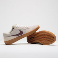 Nike SB Force 58 Shoes in Cream II and Burgundy Crush and Gum Light Brown thumbnail