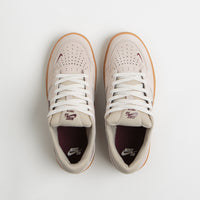 Nike SB Force 58 Shoes in Cream II and Burgundy Crush and Gum Light Brown thumbnail