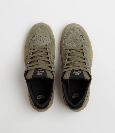 Nike SB Force 58 Shoes - Medium Olive / Black - Medium Olive
