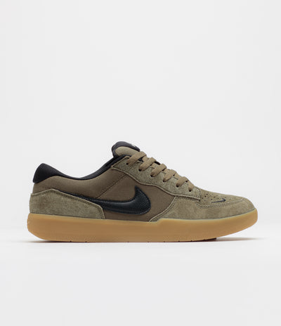 Nike SB Force 58 Shoes - Medium Olive / Black - Medium Olive