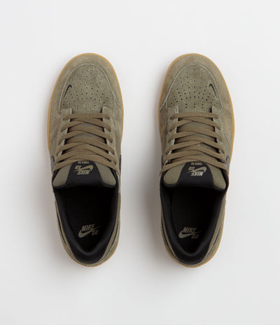 Nike SB Force 58 Shoes - Medium Olive / Black - Medium Olive