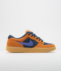 Nike SB Force 58 Shoes in Monarch and Persian Violet and Midnight Navy
