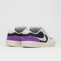 Nike SB Force 58 Shoes - Obsidian / Light Orewood Brown - Wild Grape thumbnail