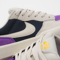 Nike SB Force 58 Shoes - Obsidian / Light Orewood Brown - Wild Grape thumbnail