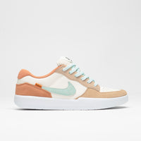 Nike SB Force 58 Shoes - Pale Ivory / Jade Ice - White - Hemp thumbnail