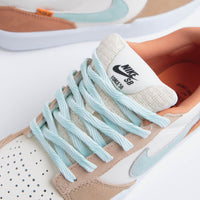 Nike SB Force 58 Shoes - Pale Ivory / Jade Ice - White - Hemp thumbnail