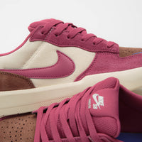 Nike SB Force 58 Shoes - Pale Ivory / Sweet Beet - Fauna Brown thumbnail