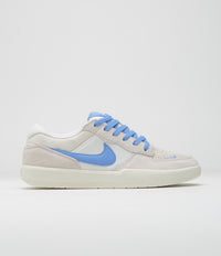Nike SB Force 58 Shoes in Phantom and University Blue and Summit White
