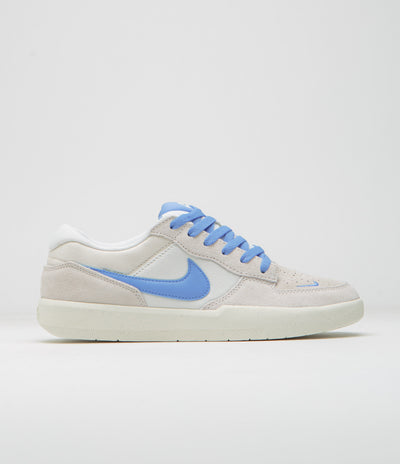 Nike SB Force 58 Shoes in Phantom and University Blue and Summit White