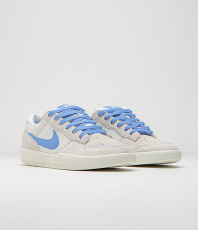 Nike SB Force 58 Shoes in Phantom and University Blue and Summit White