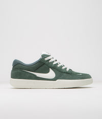 Nike SB Force 58 Shoes in Vintage Green and Sail and Vintage Green - Sail