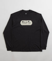 Nike SB Graphic Long Sleeve T-Shirt in Black