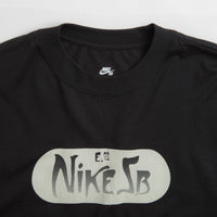 Nike SB Graphic Long Sleeve T-Shirt in Black thumbnail